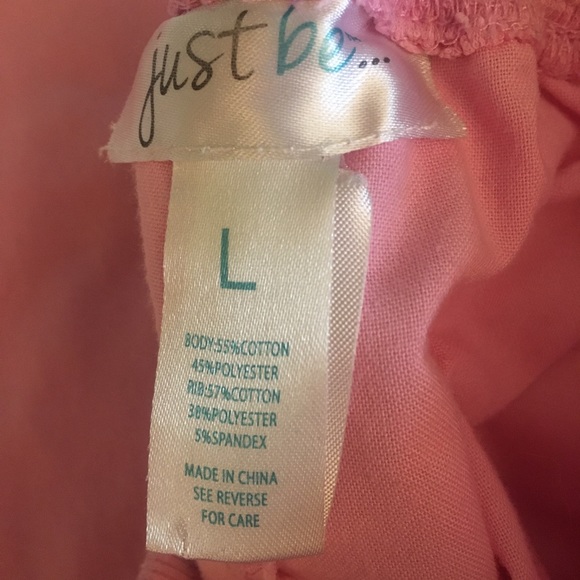 ❤️ PINK SCRUB PANTS BY JUST BE SIZE LARGE GUC - Picture 3 of 5